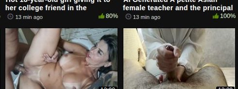 Suggestions de vidéos sous le lecteur PussySpace